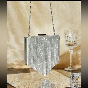 Silver bag/clutch